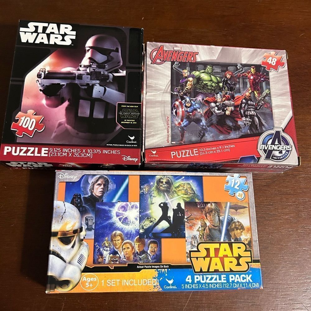 Bundke of 3 puzzles